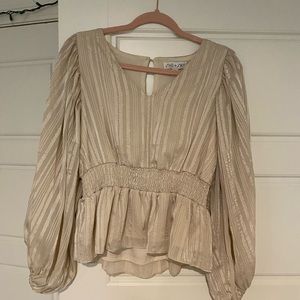 Champagne blouse